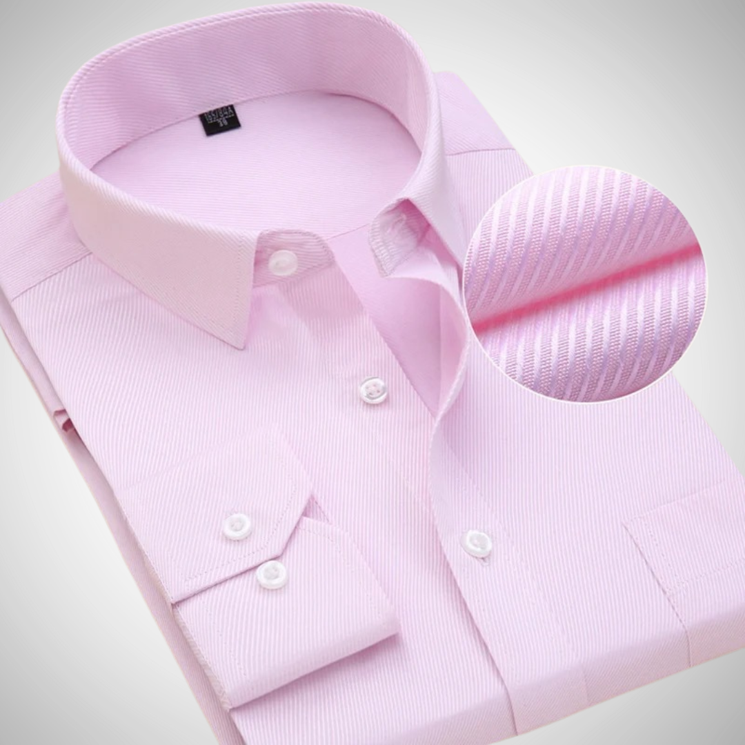 Chemise élégante à manches longues Linus avec fermeture boutonnée | Idéale pour homme en toutes saisons