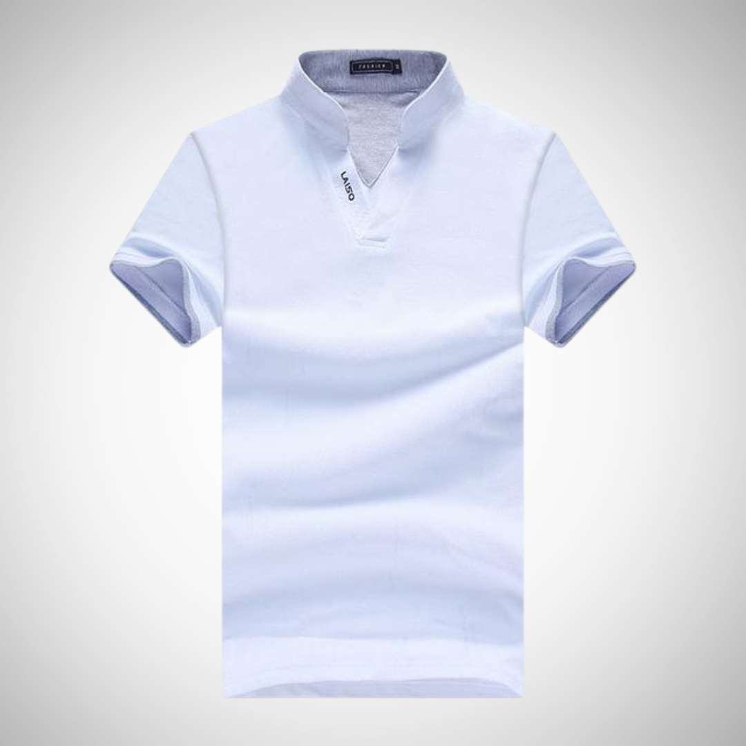 Polo d'été à manches courtes et col rabattu Cezar pour homme