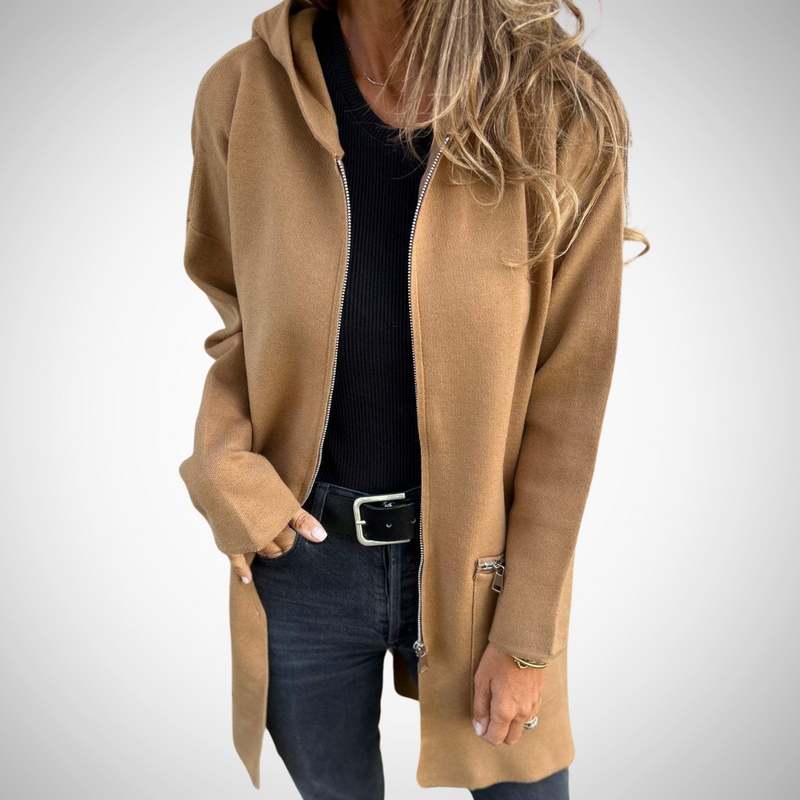 Harriet  Long Hooded Cardigan for Women