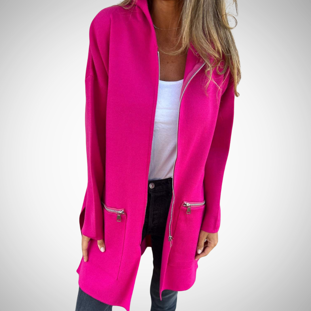 Harriet  Long Hooded Cardigan for Women