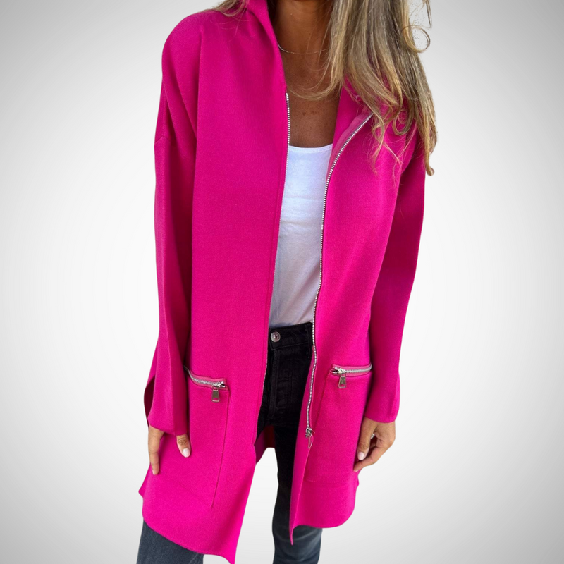 Harriet  Long Hooded Cardigan for Women