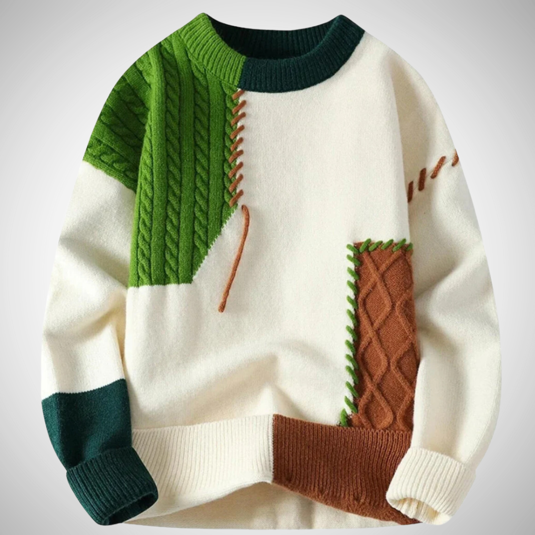 Regency Patchwork Pullover for Men