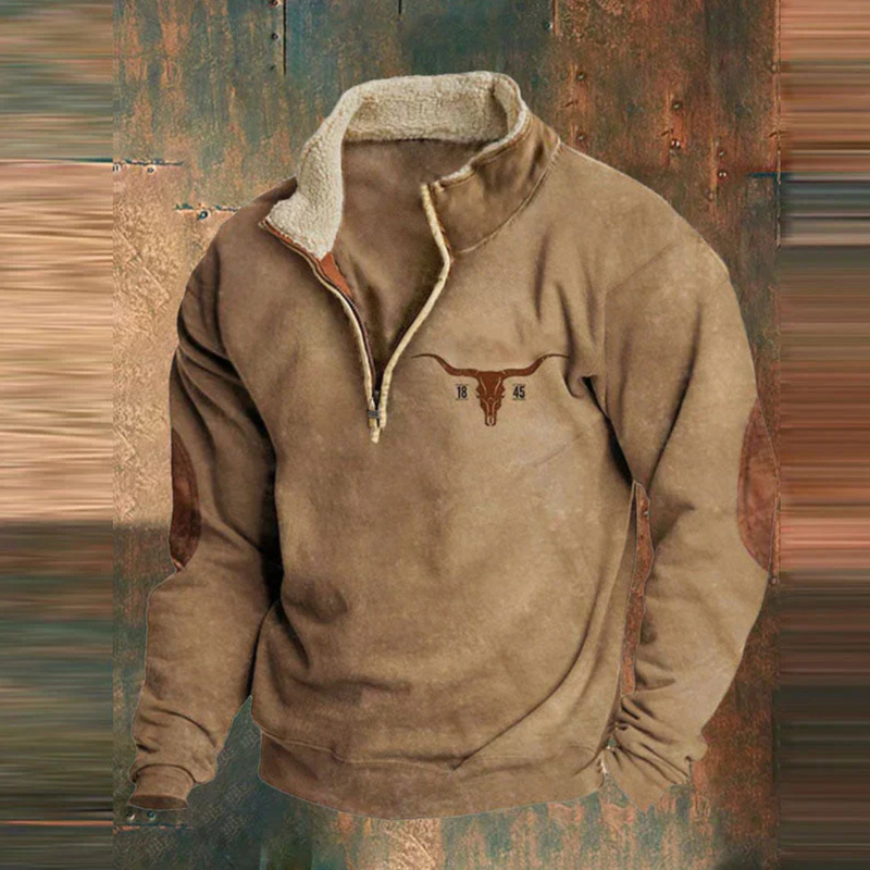 Hunter Comfortable Zip-Up Pullover for Men