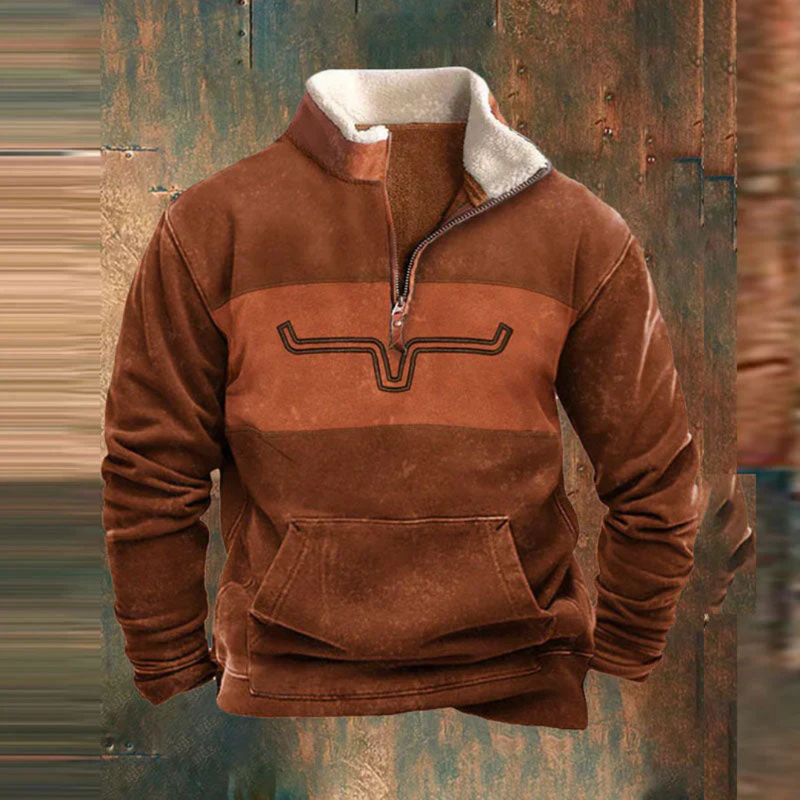 Hunter Comfortable Zip-Up Pullover for Men