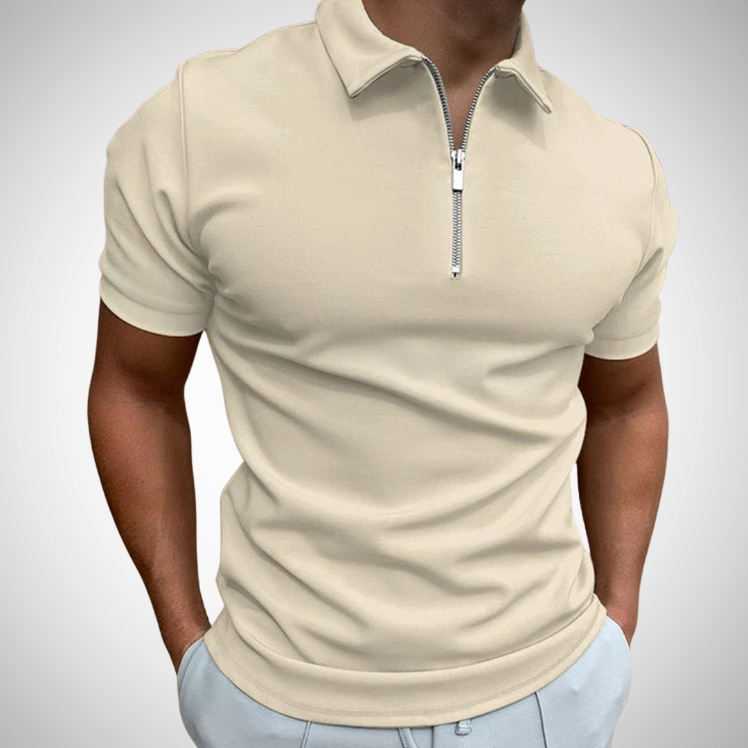 Peter Zip Polo Shirt for Men