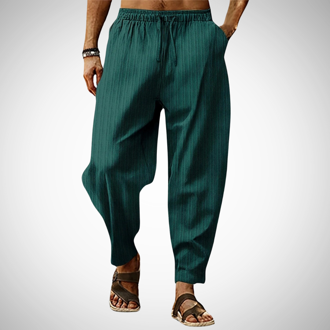 Pantalon en lin rayé Lorents pour homme