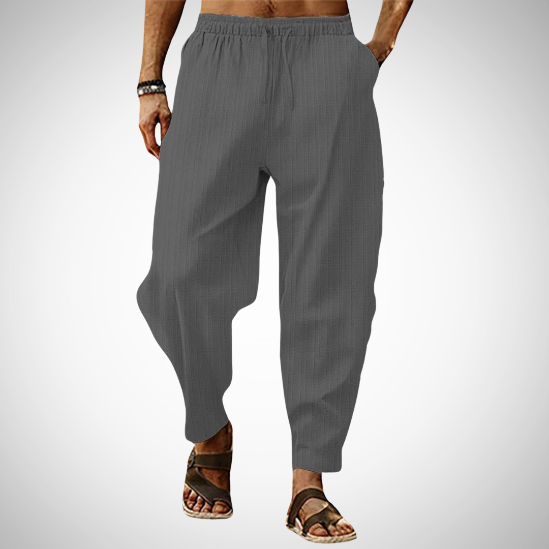Pantalon en lin rayé Lorents pour homme