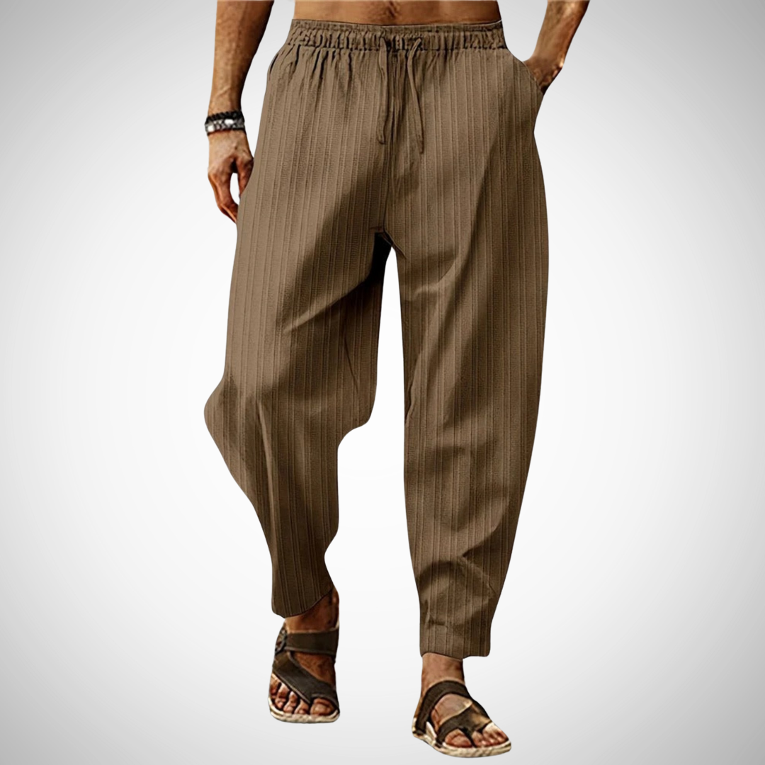 Pantalon en lin rayé Lorents pour homme