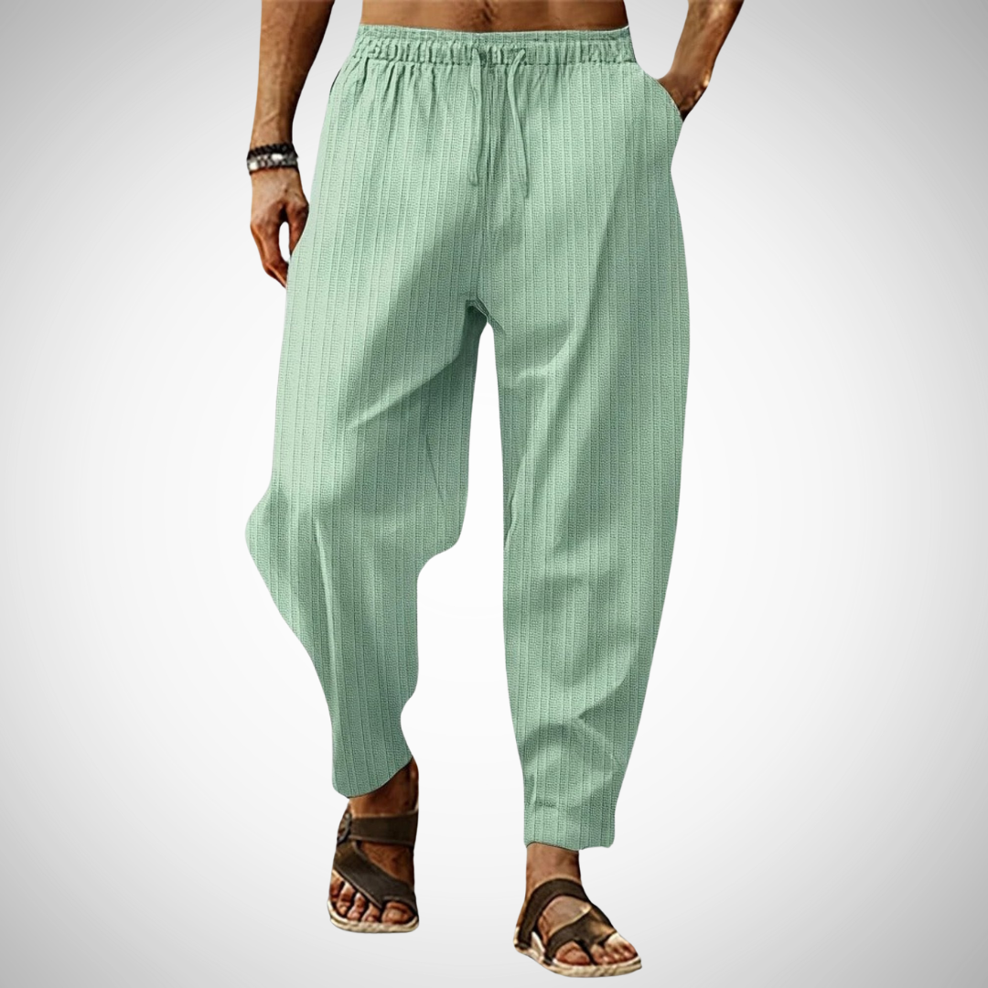 Pantalon en lin rayé Lorents pour homme