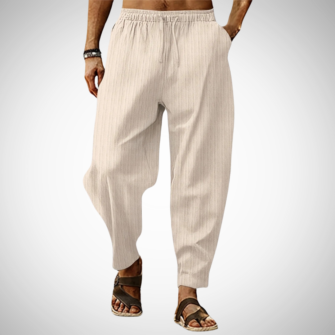 Pantalon en lin rayé Lorents pour homme
