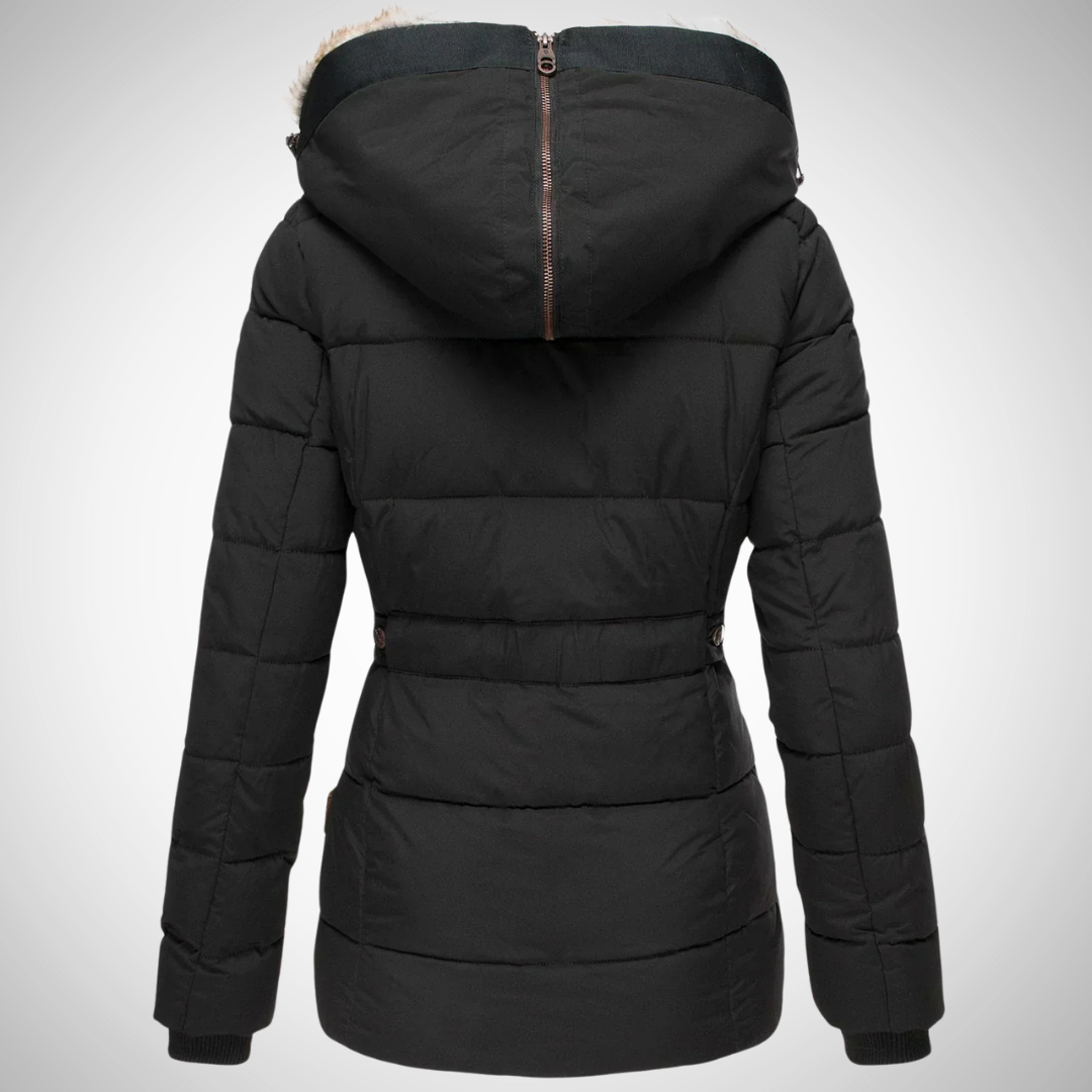 Manteau d'hiver en fourrure Arabella pour femme 