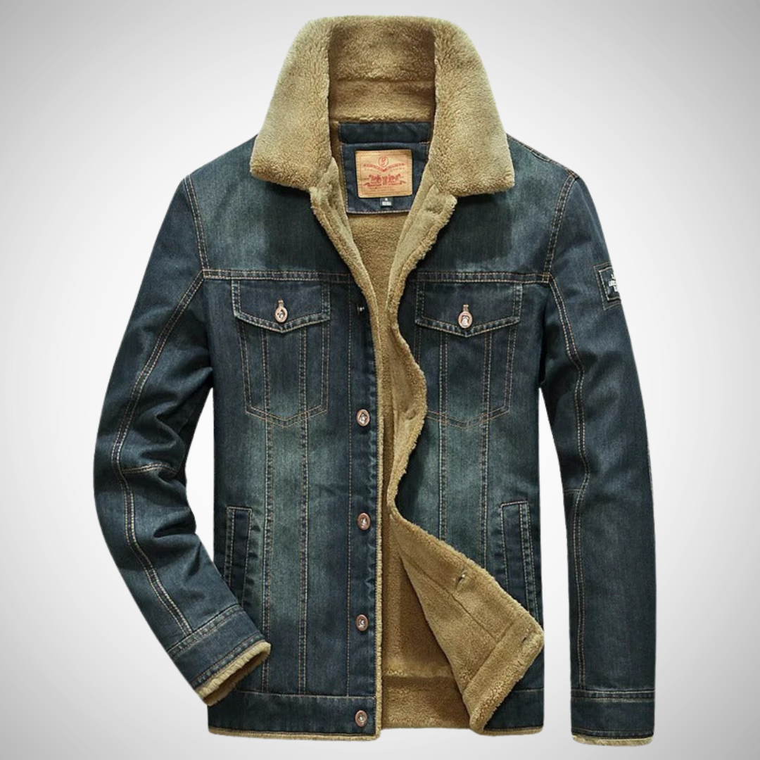 Veste en jean doublée Carlos pour homme