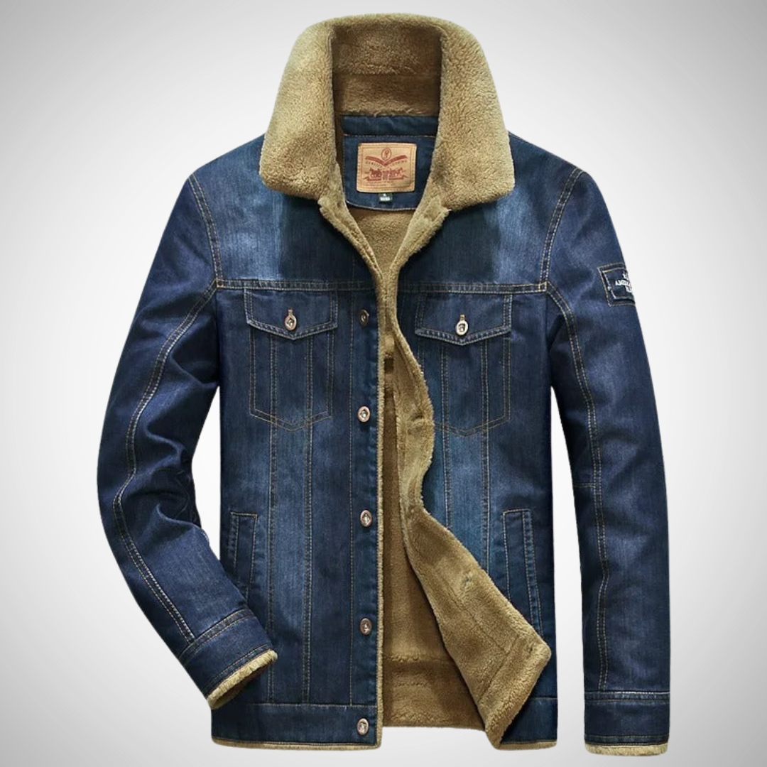 Veste en jean doublée Carlos pour homme