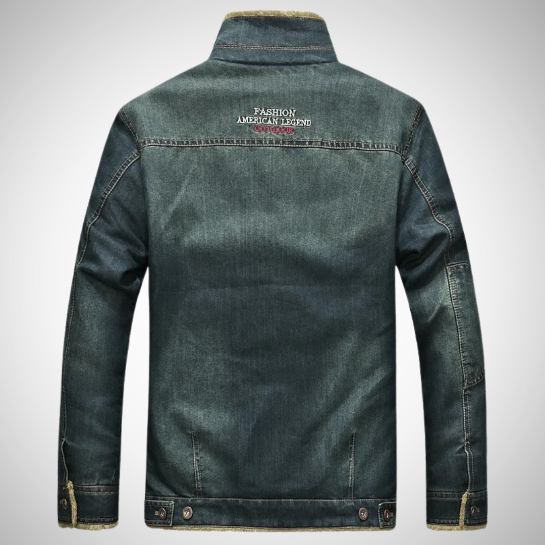 Veste en jean doublée Carlos pour homme