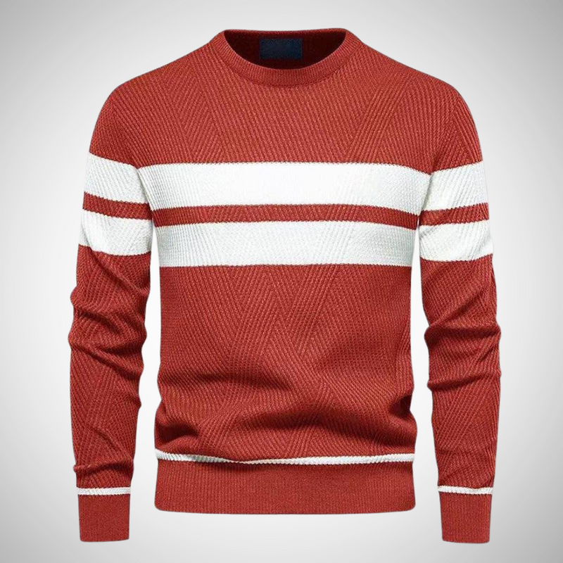Levi Stripped Knitted Sweatwer