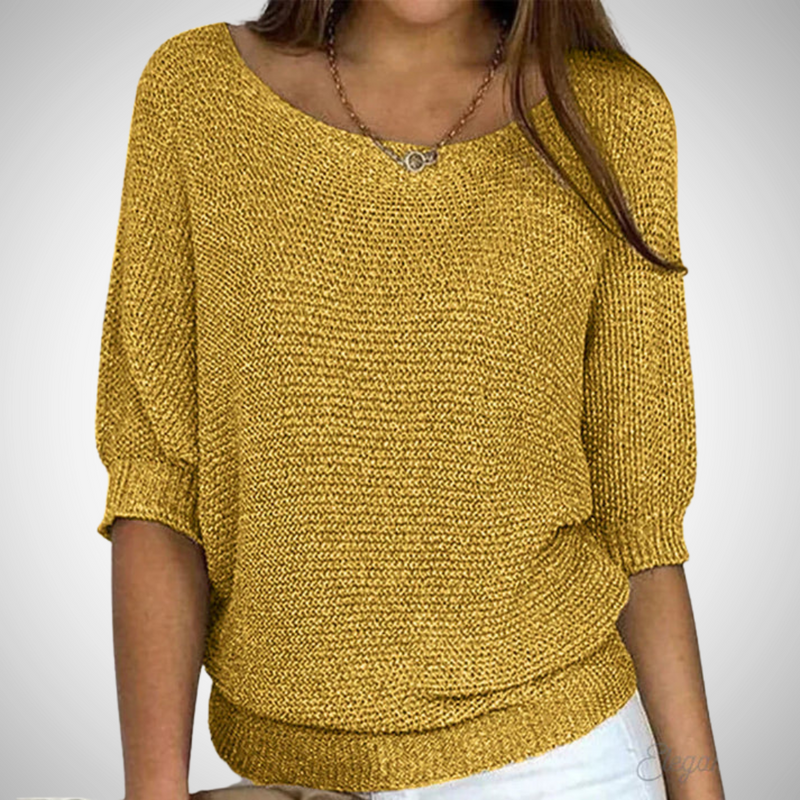 Katerina Cross-Knitted Sweater