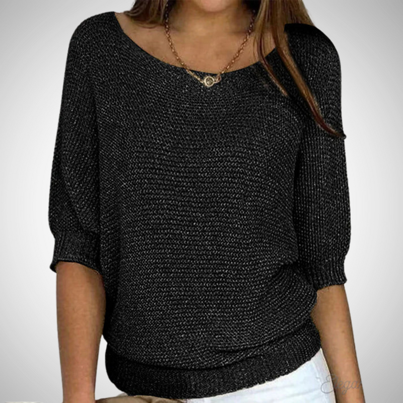 Katerina Cross-Knitted Sweater