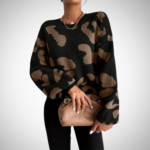Alice Animal Print Sweater