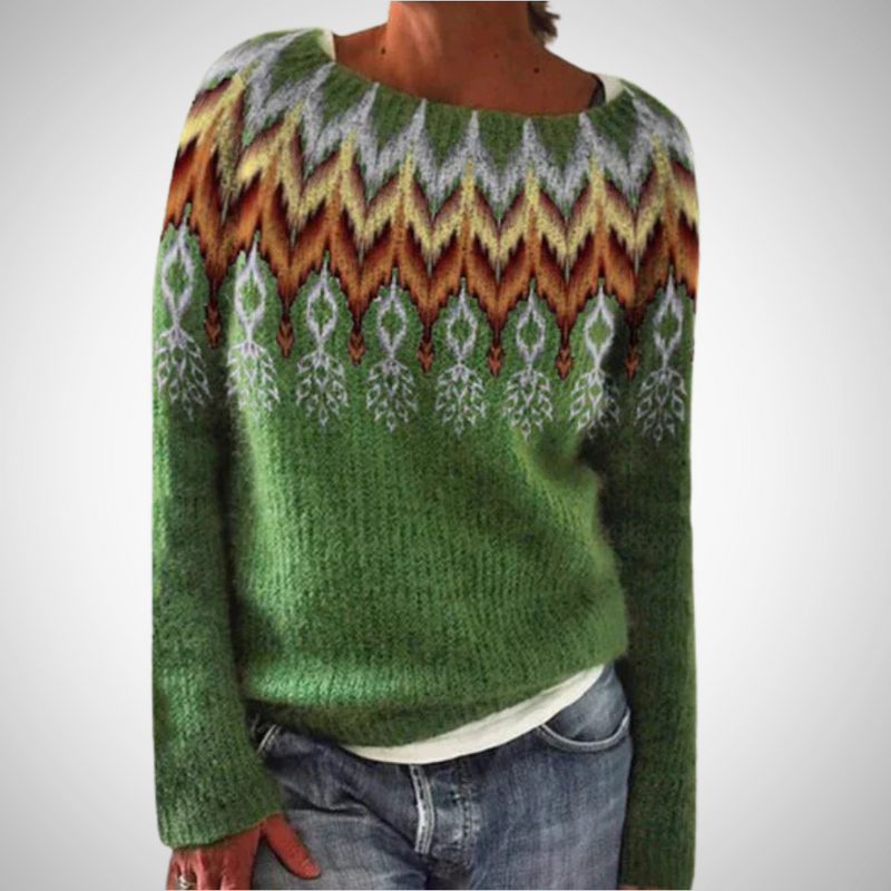 Alyanna Retro Style Sweater