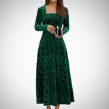 Genevieve Floral Velvet Dress