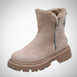 Daisy Stylish Fur-Lined Ankle Boots