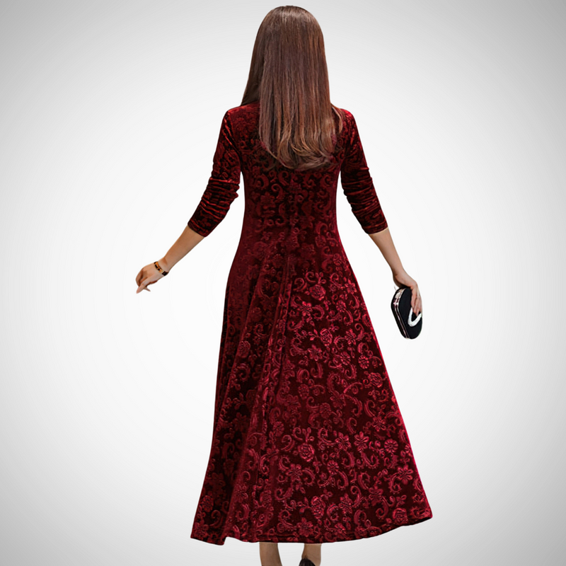 Natascha Plus Size Floral Pattern Dress