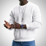 Nicolas Men's Long Sleeve Crew Neck Sweater