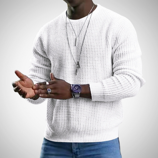 Nicolas Men's Long Sleeve Crew Neck Sweater