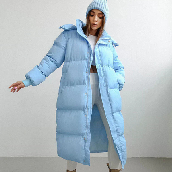 Agatha | Long Quilted Winter Puffa Jacket for Women