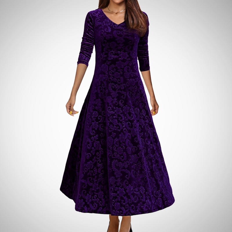 Natascha Plus Size Floral Pattern Dress