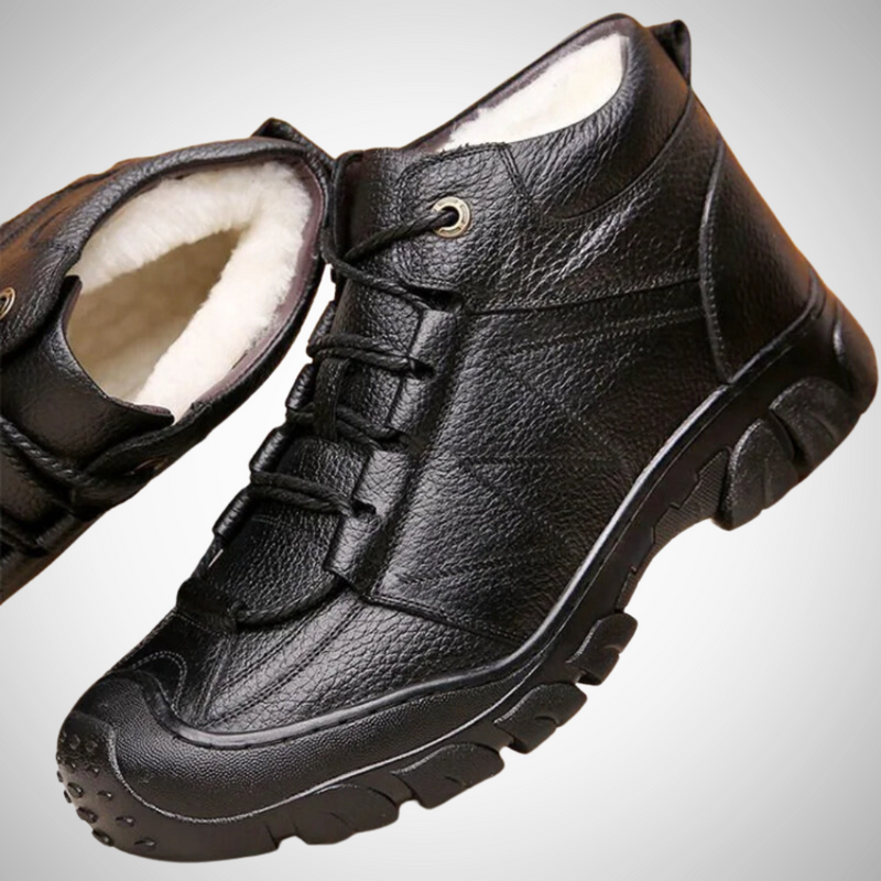 Folke Warm Fur Lined Lace-Up Shoes