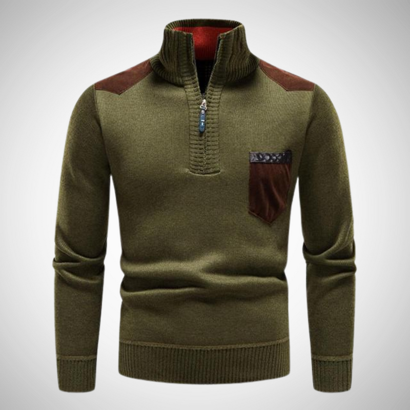 Laurent  Half Zip Mens Sweater