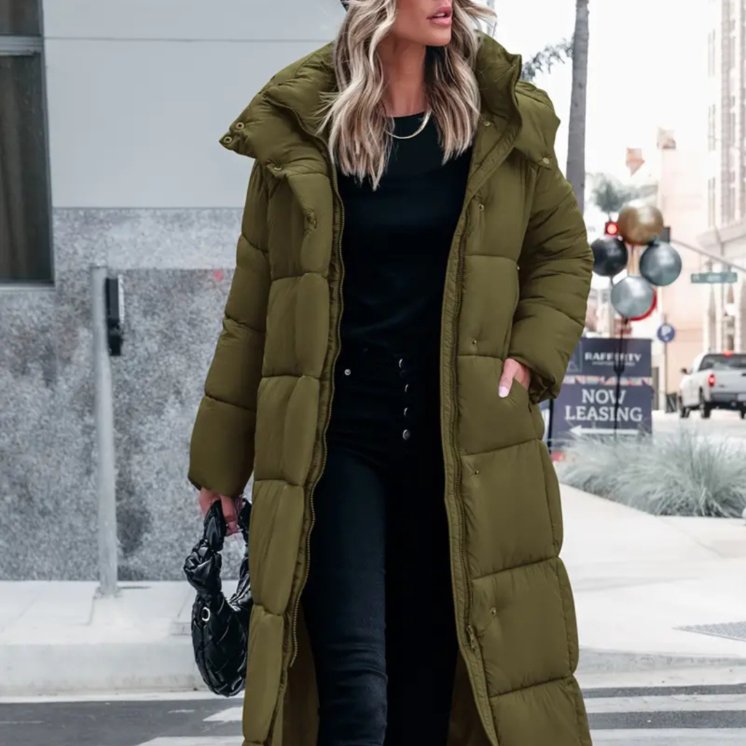 Ann Marie Stylish Long blanket puffa jacket for Women