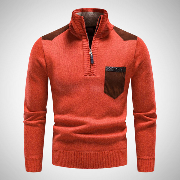 Laurent  Half Zip Mens Sweater