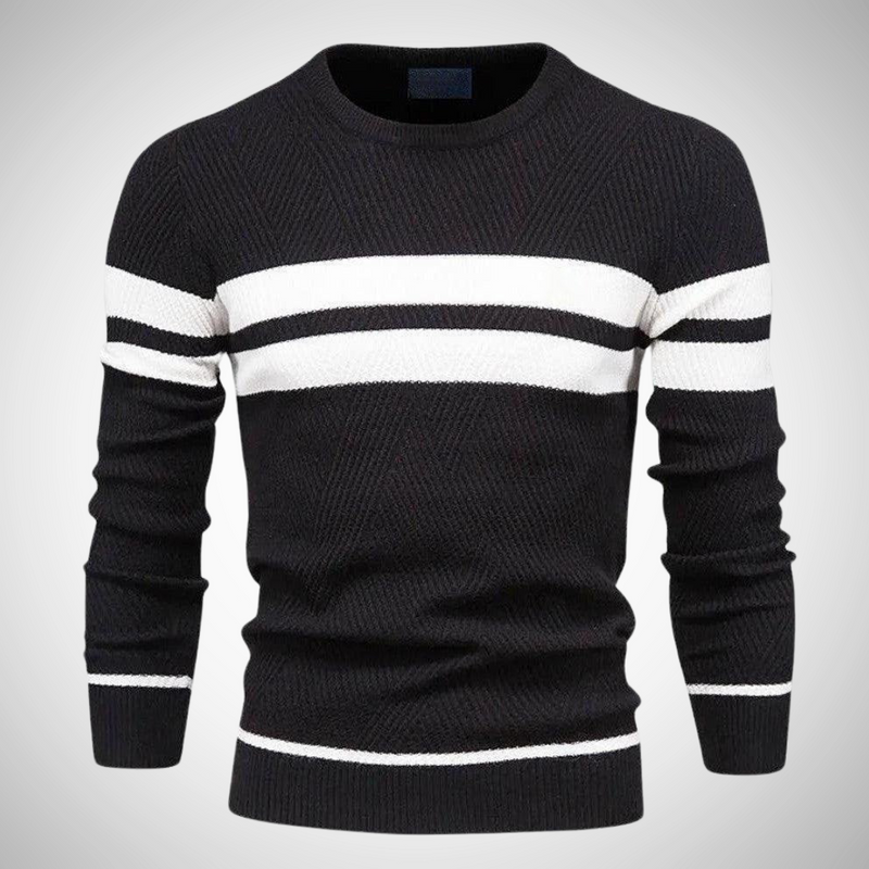 Levi Stripped Knitted Sweatwer