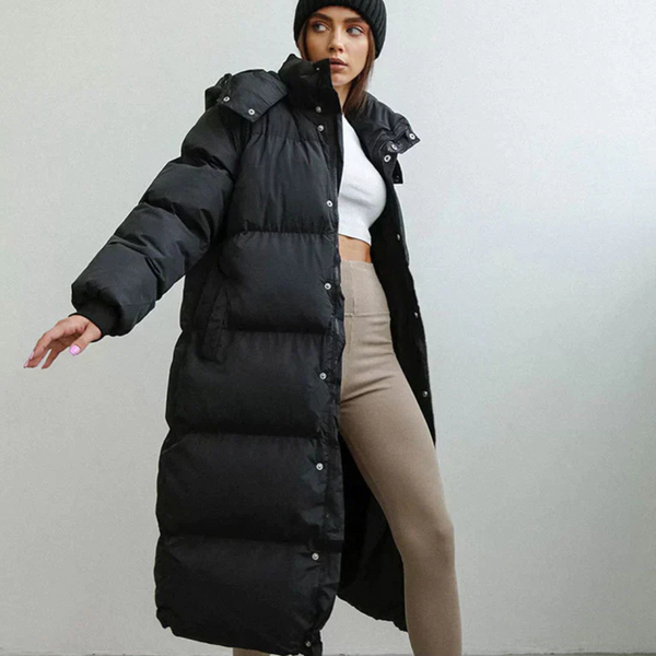Agatha | Long Quilted Winter Puffa Jacket for Women