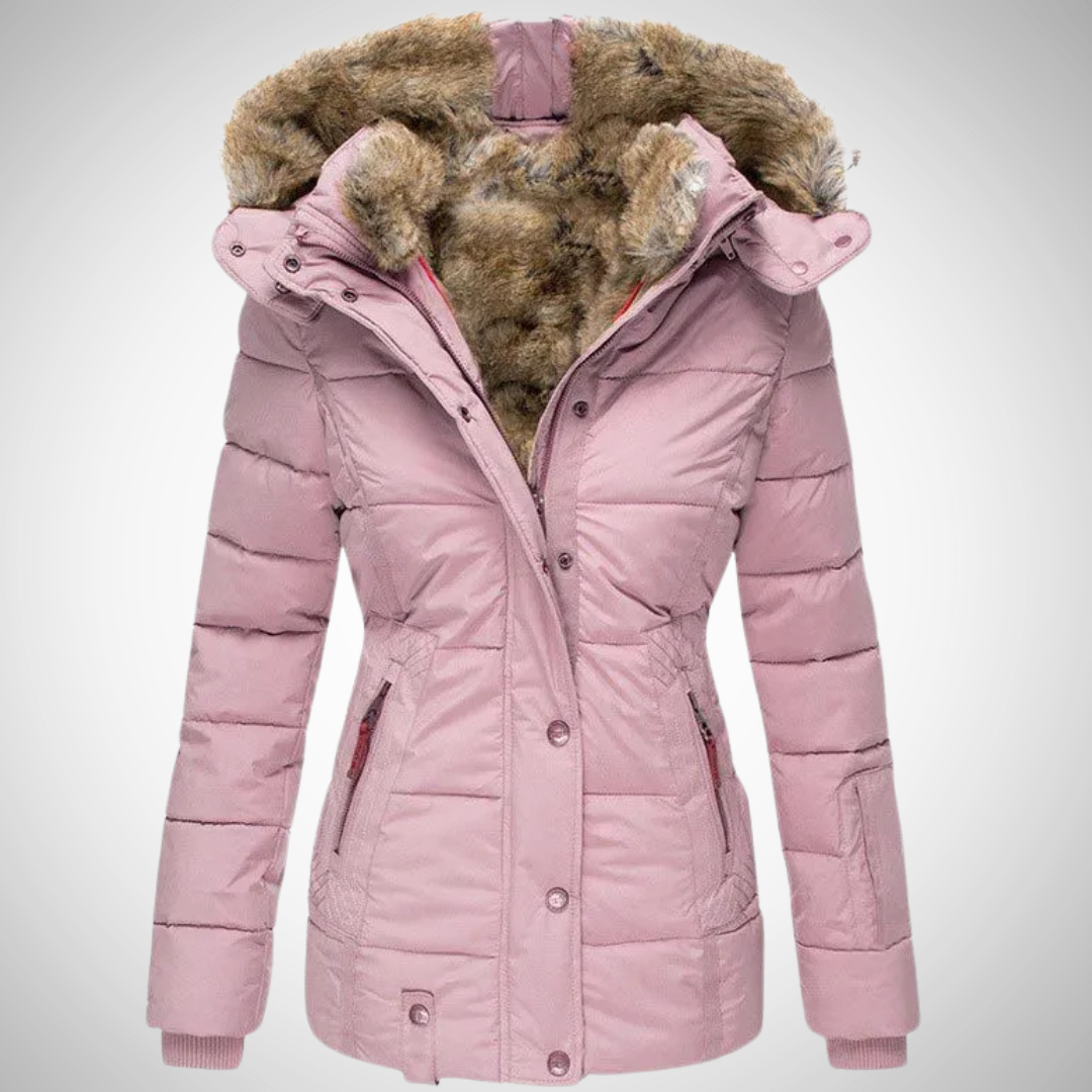 Manteau d'hiver en fourrure Arabella pour femme 