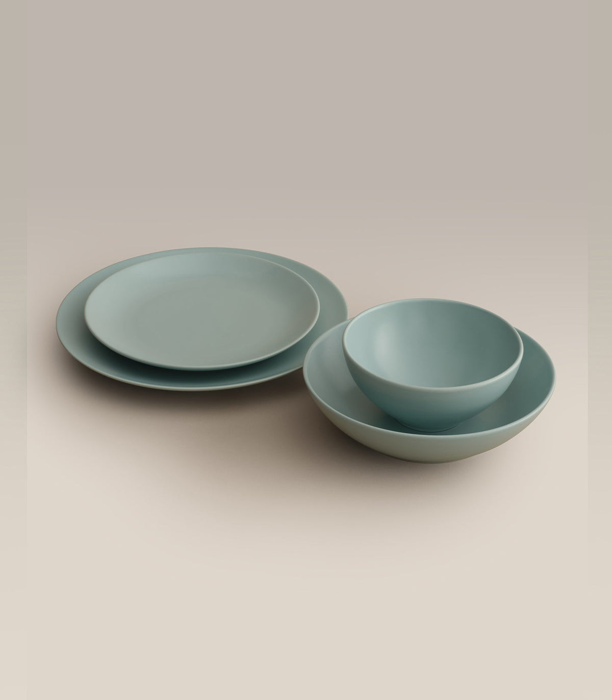 Big Stoneware Plate Set