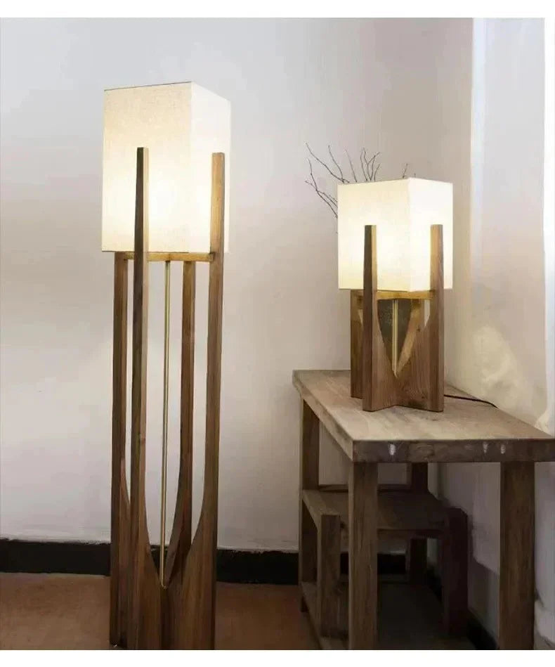 Takashido Table & Floor Lamp