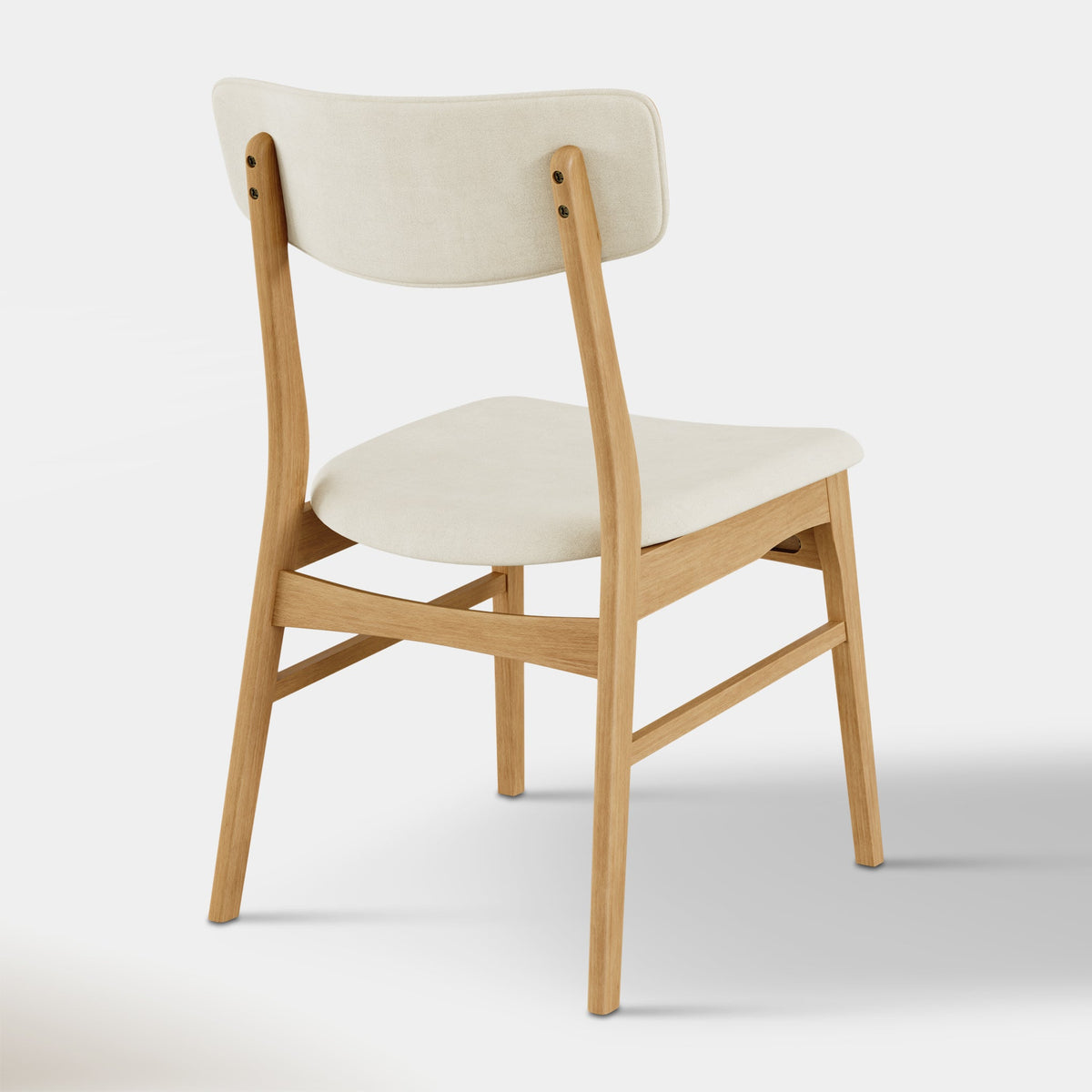 Amara Dining Chair - Beige & Oak