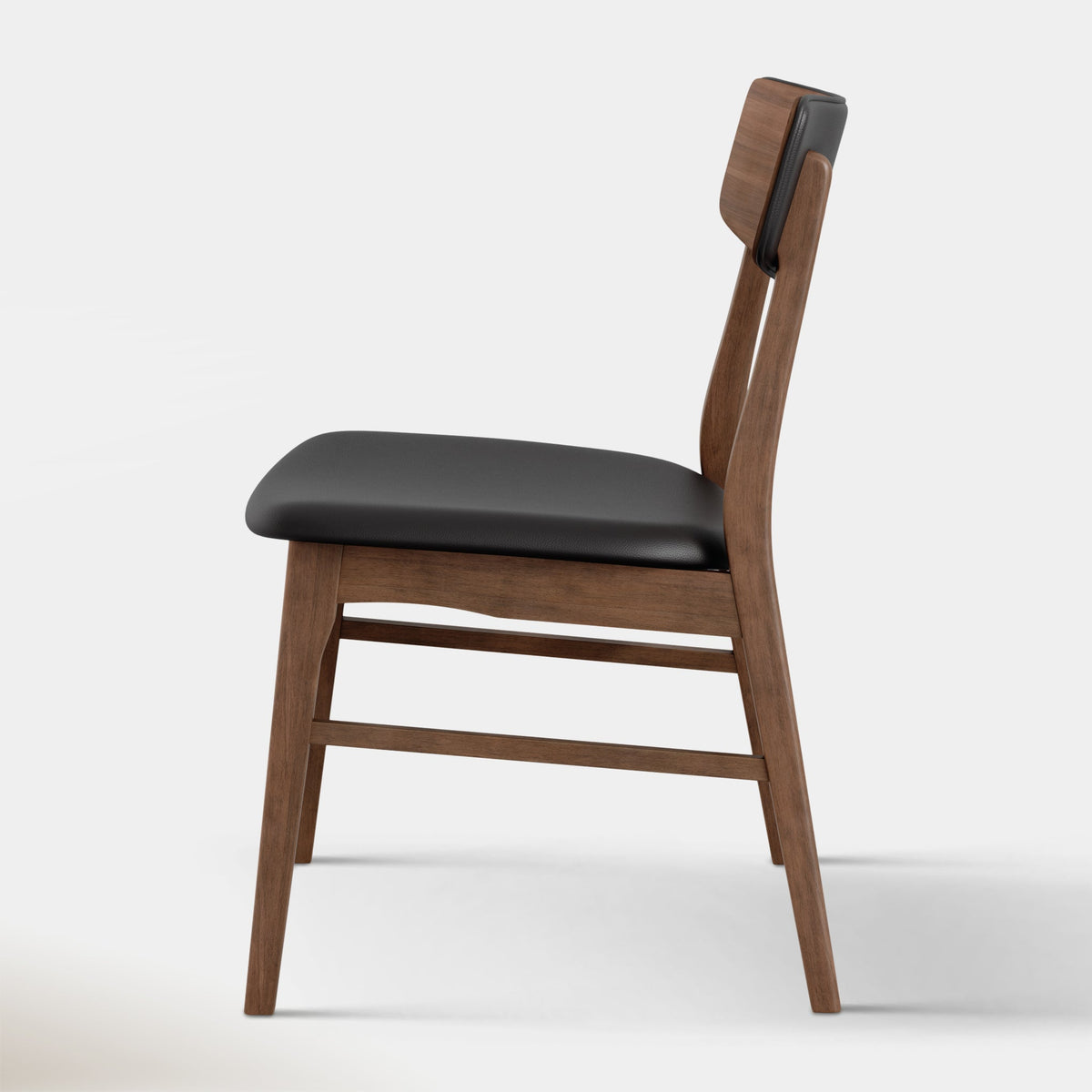 Amara Dining Chair - Black & Walnut