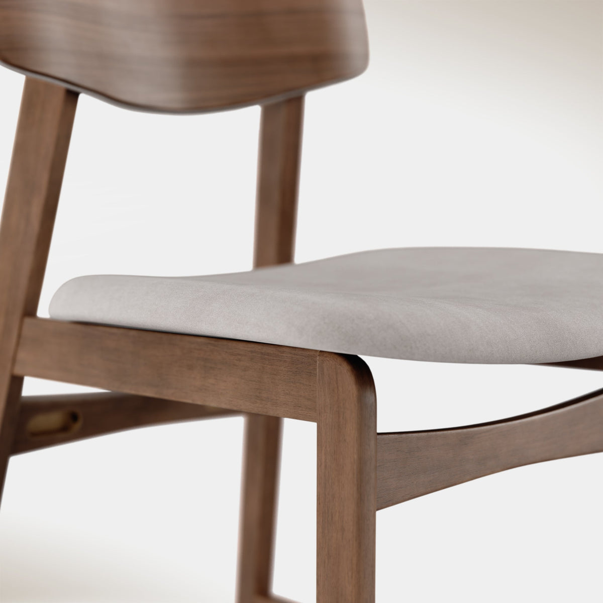 Amara Counter Stool - Smoke & Walnut