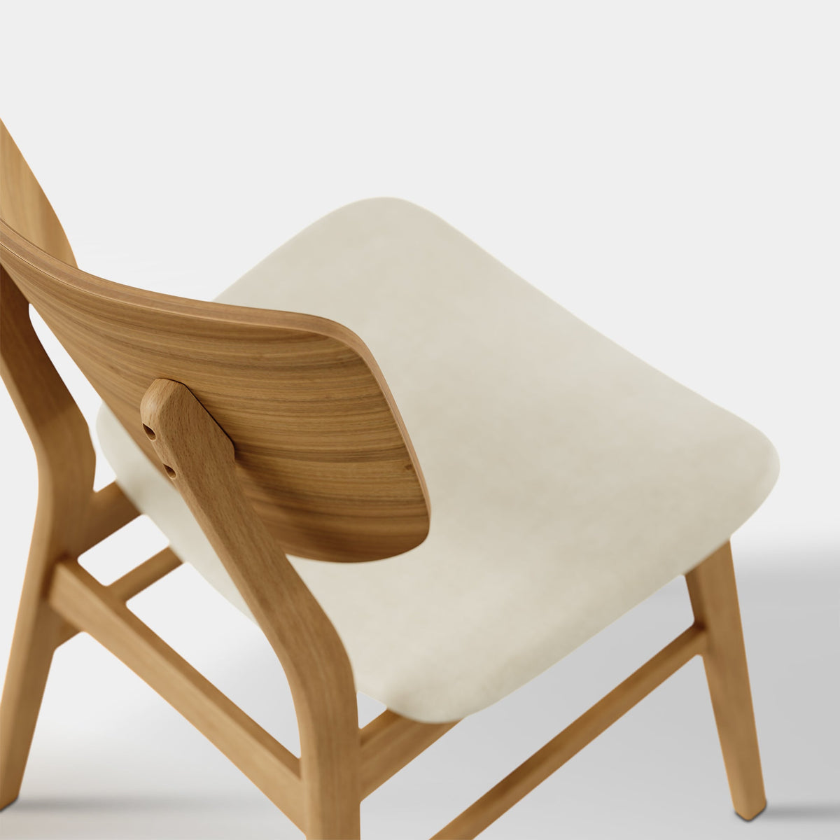 Anders Dining Chair - Beige & Oak
