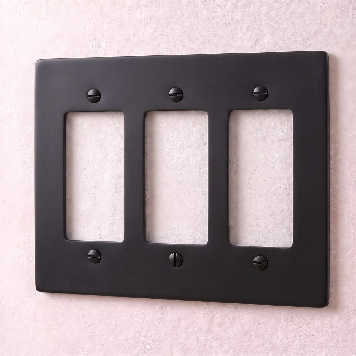 Brass Wall Plate (1-5 Gang)