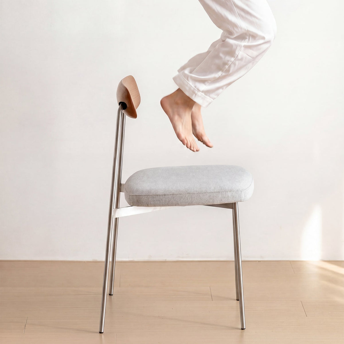 Bauhaus Cherry Wood Dining Chair WIENER