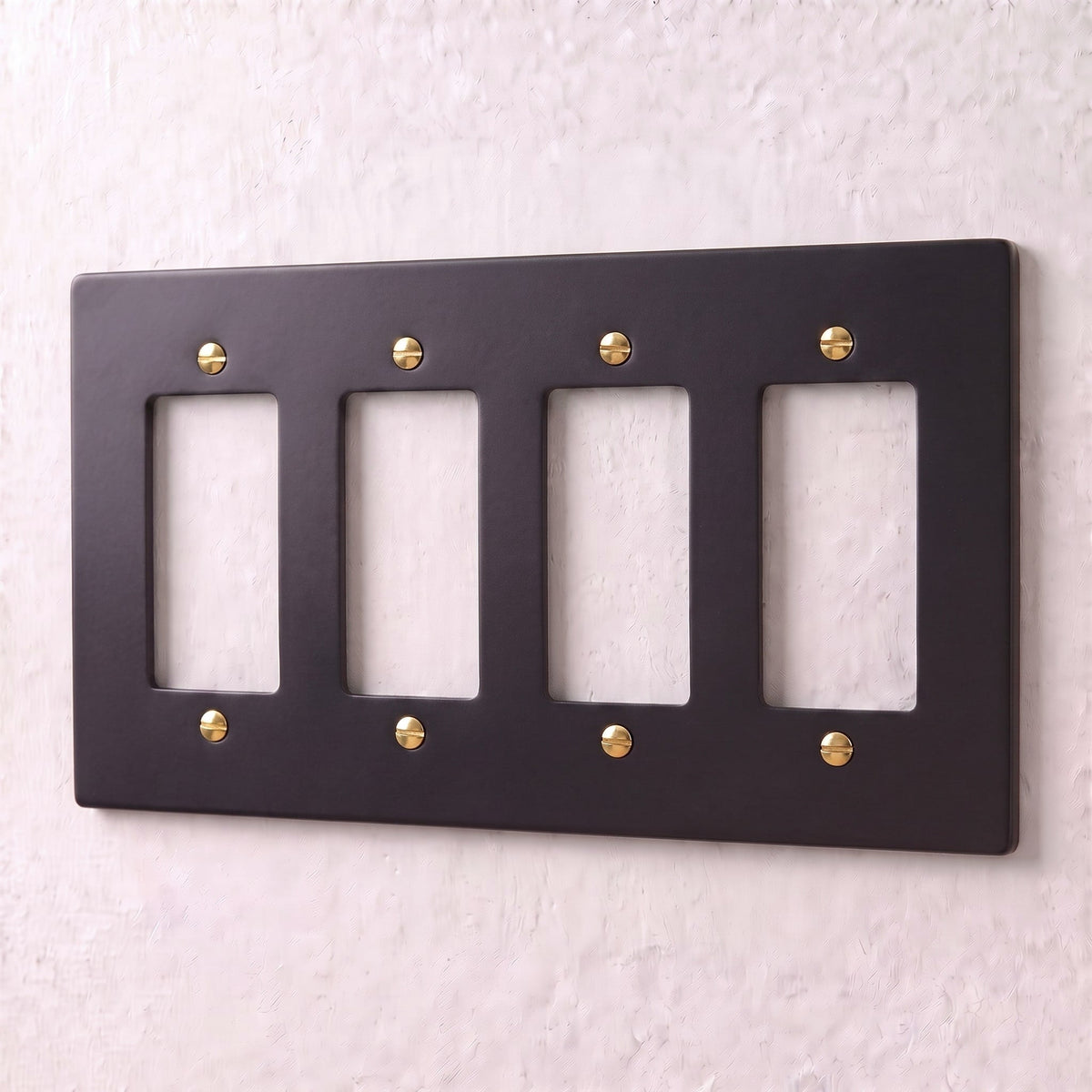 Brass Wall Plate (1-5 Gang)