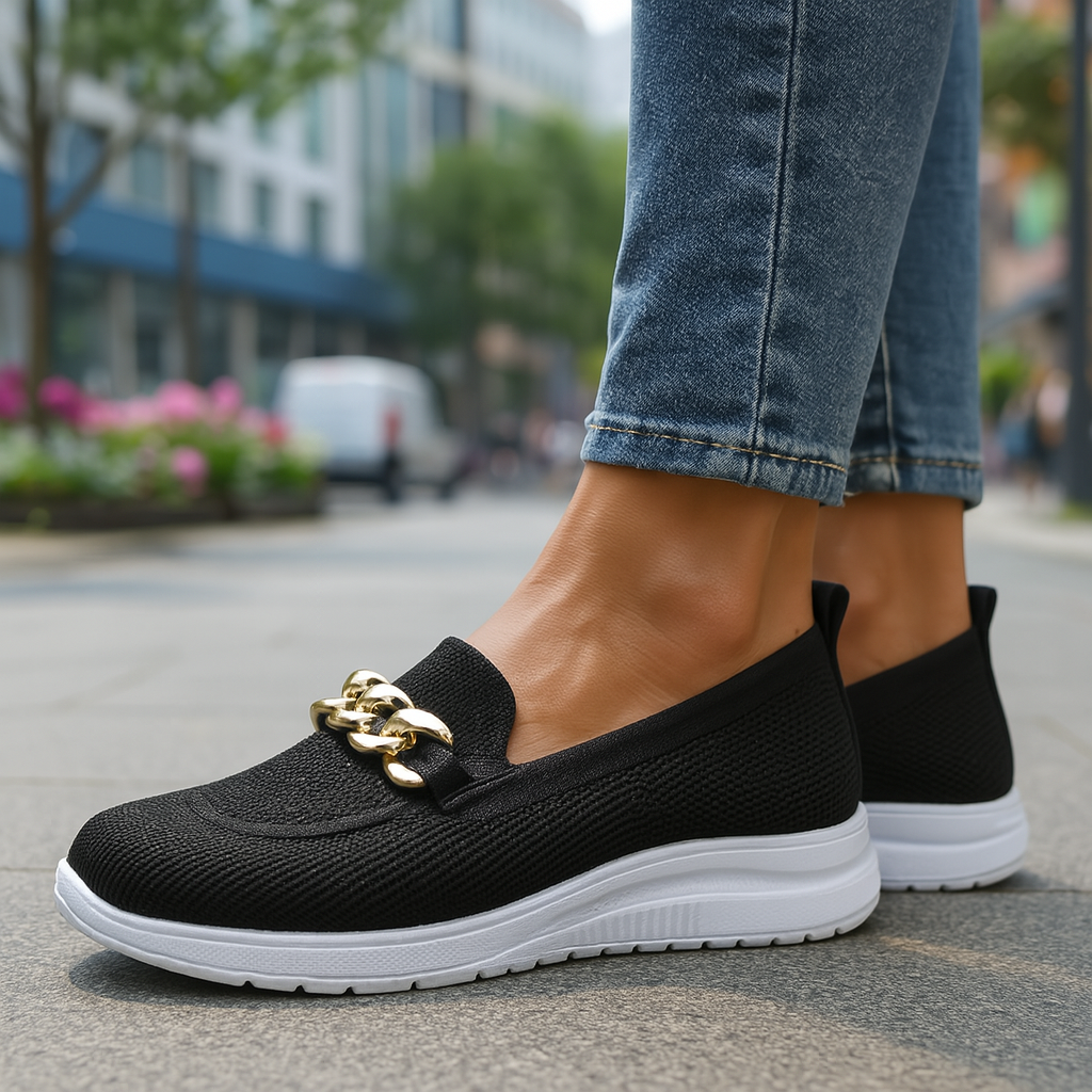 Mocassins à chaîne Brittany pour femme