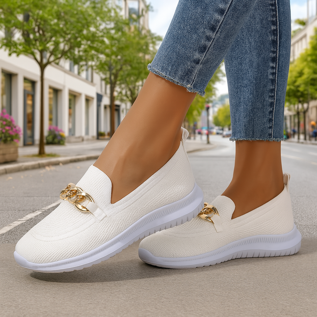 Mocassins à chaîne Brittany pour femme
