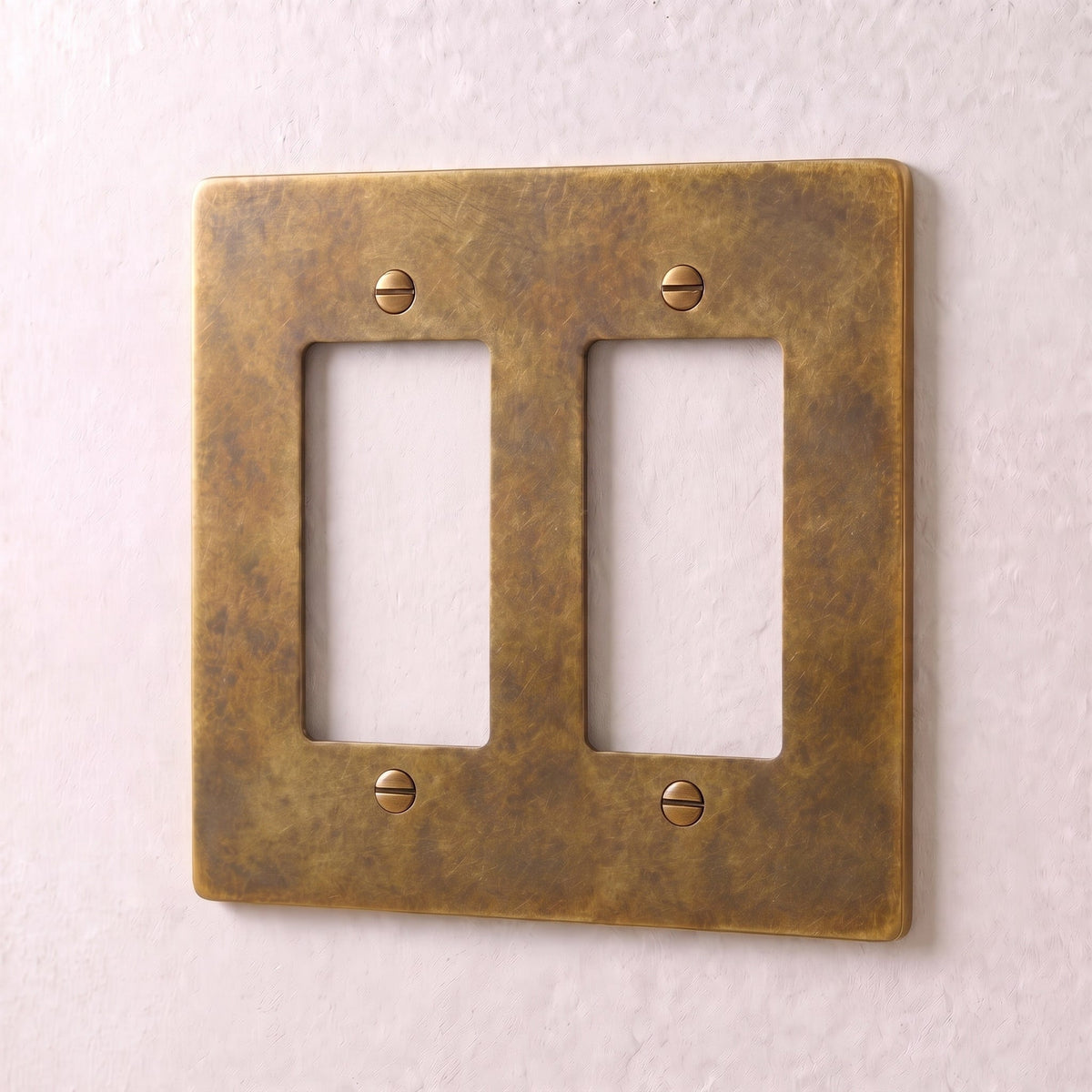 Brass Wall Plate (1-5 Gang)