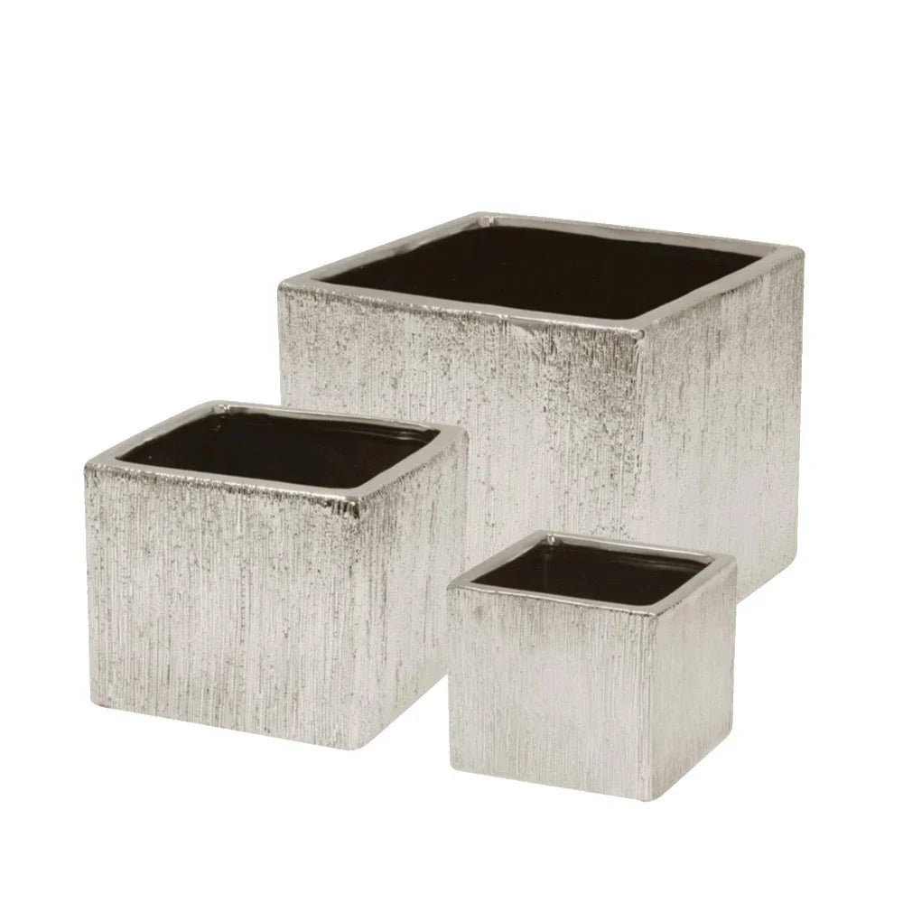 Etched Metallic Silver Collection